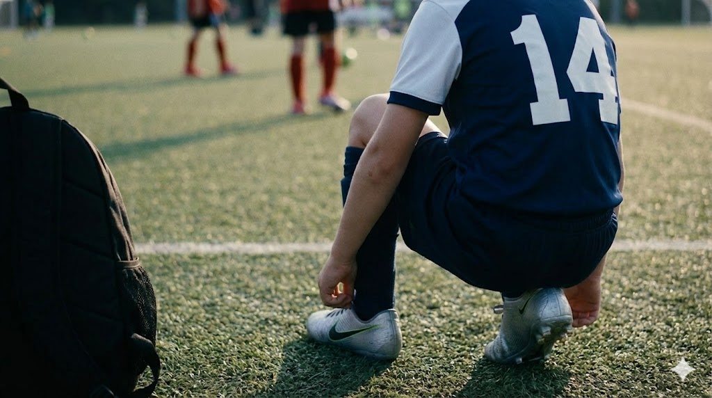 試合に出られず悩む姿